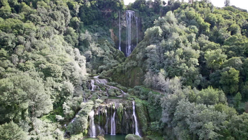 Cascata Delle Marmore waterfalls in Terni, Umbria, Italy