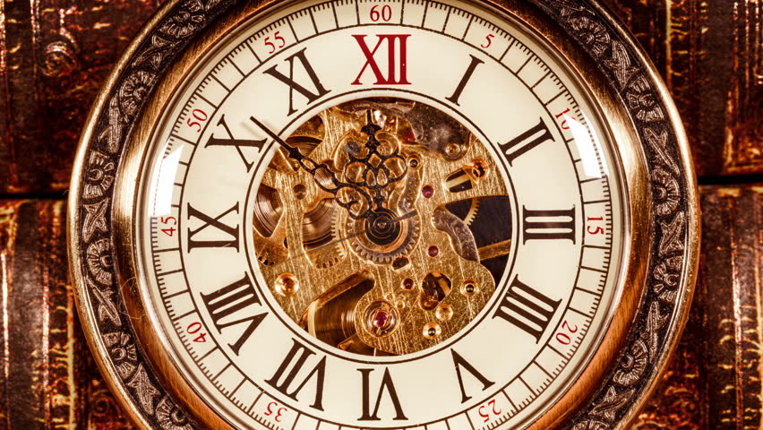 Antique Clock Dial Closeup Vintage Pocket Stock Footage Video (100%  Royalty-free) 12369632 | Shutterstock
