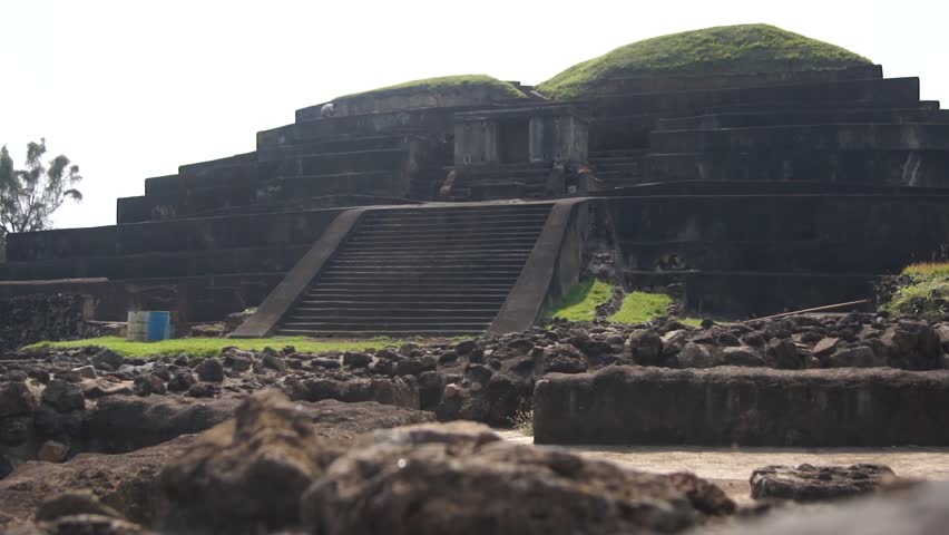 Pyramid in Tazumal, El Salvador Stock Footage Video (100% Royalty-free ...