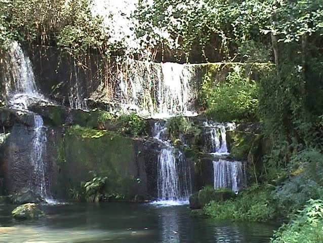 Waterfall in mountain