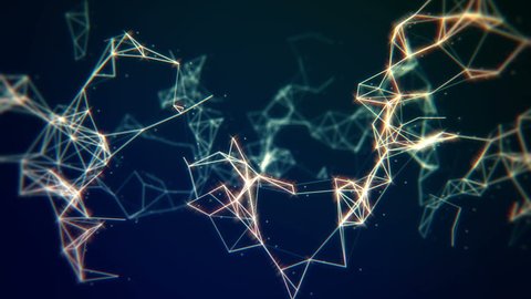 Connection structure , 3d animation abstract background