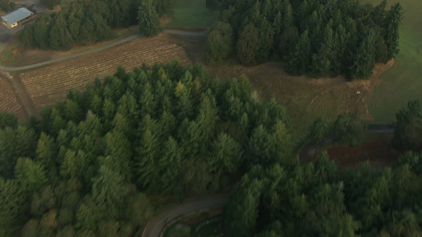 Aerials Oregon USA Farming crops agricultural Landscape