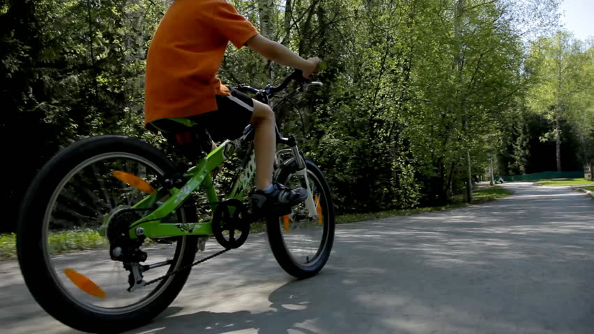 kid riding bike