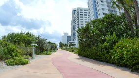 Miami Beach Ocean Terrace hyperlapse video