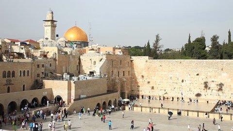 The Wailing Wall in Old Jerusalem