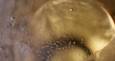 Gold Bubbles Background of cider apple drink 