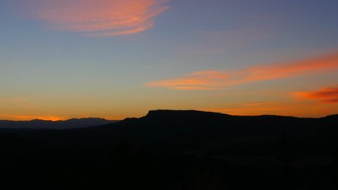 Rocky Mountain Sunrise timelapse, 4K