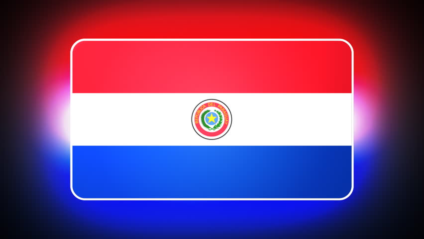 Paraguayan 3D flag - HD loop 