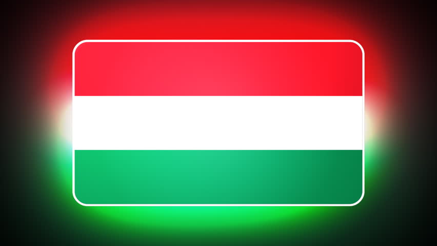 Hungarian 3D flag - HD loop 