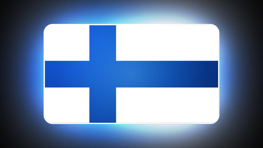 Finland 3D flag - HD loop 