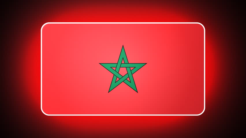 Moroccan 3D flag - HD loop 