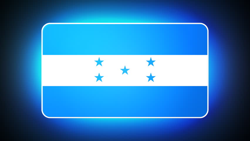Honduran 3D flag - HD loop 