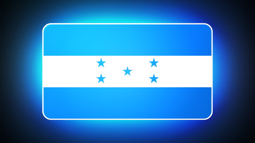 Honduran 3D flag - HD loop 