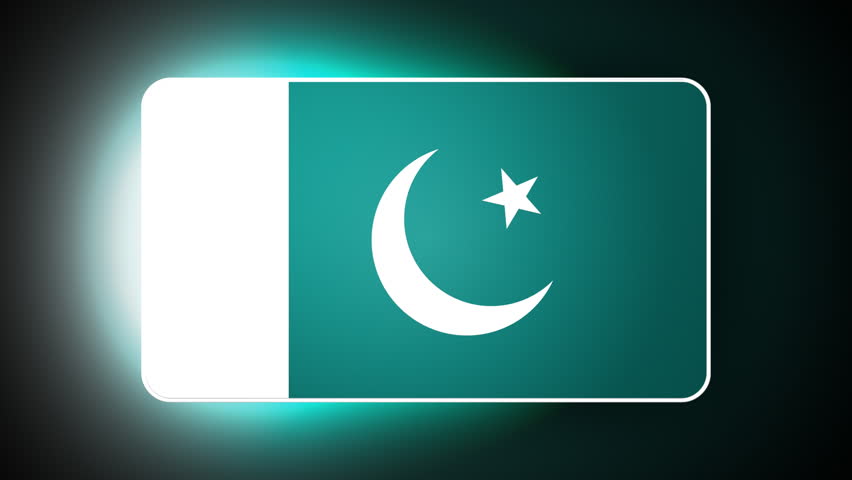 Pakistan 3D flag - HD loop 