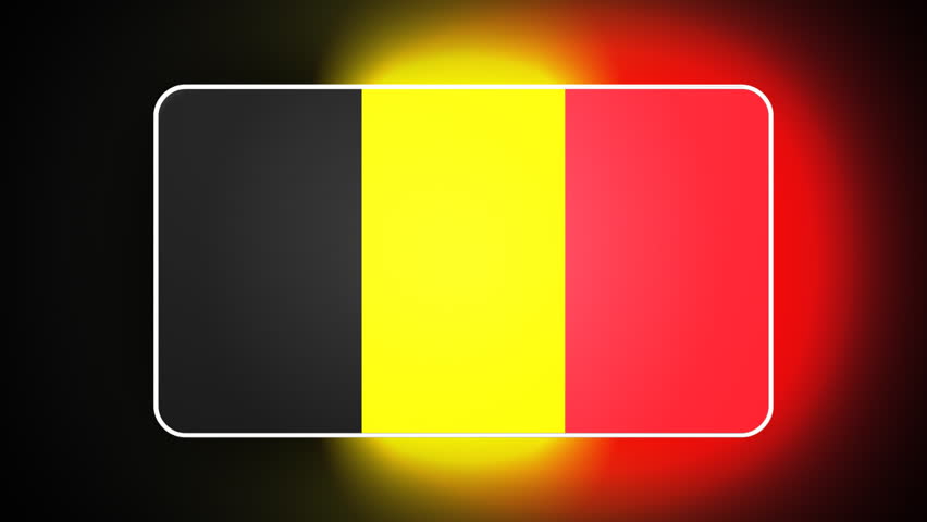 Belgian 3D flag - HD loop 