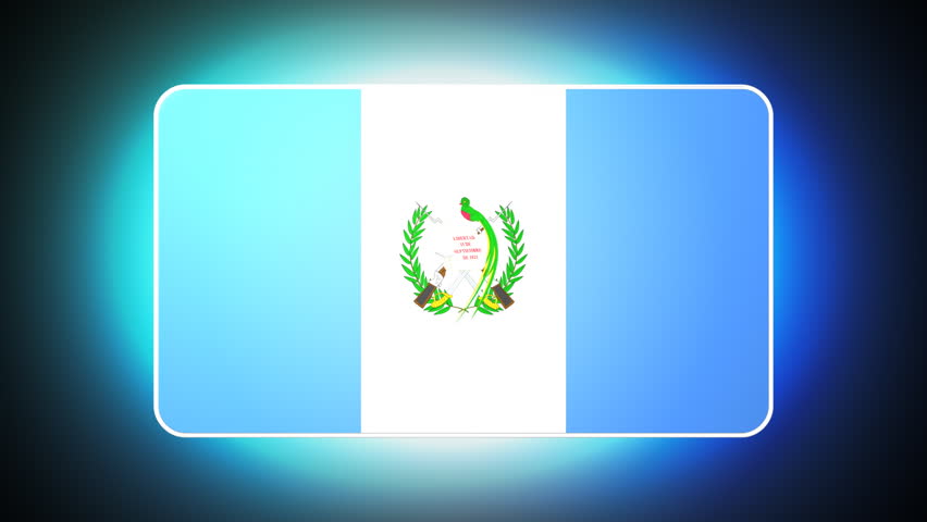 Guatemalan 3D flag - HD loop 