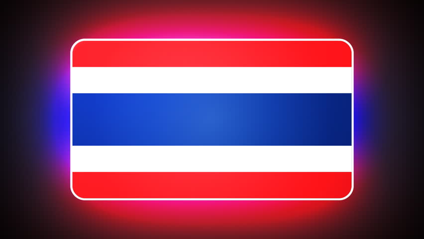 Thailand 3D flag - HD loop 