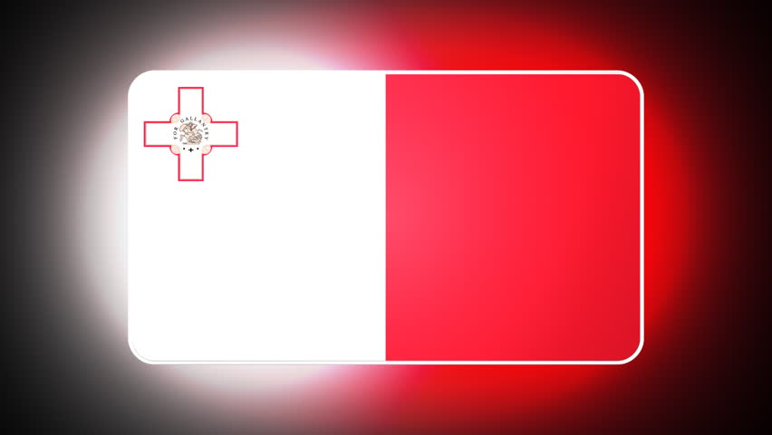 Malta 3D flag - HD loop 