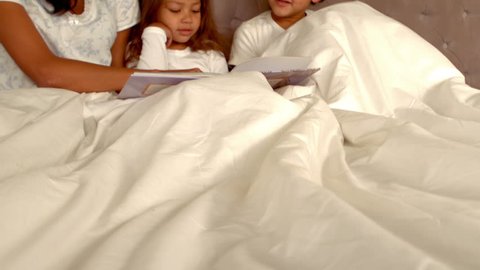 mom son sleep morning bed Stock Footage Video (100% Royalty-free