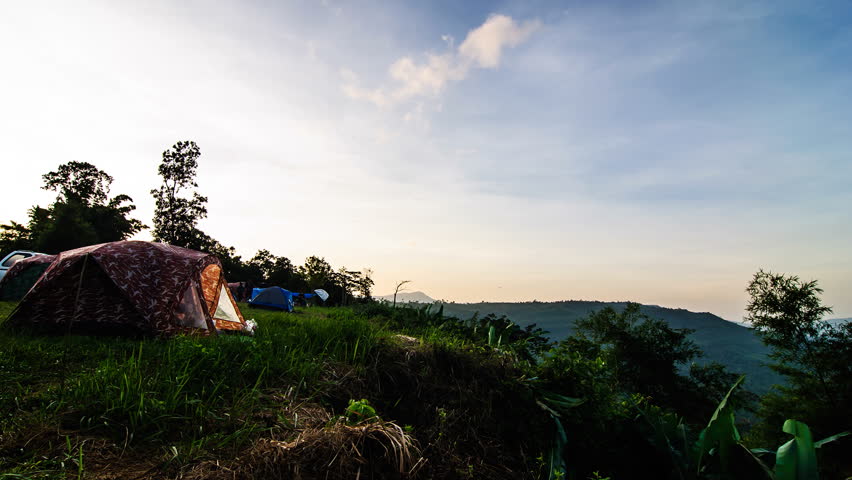 Sunrise at Thap Lan National Park(pha-kep-tawan) Time lapse