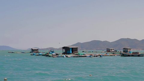 Fish farms in Vietnam