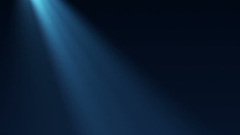 Blue light beam, animation scene light