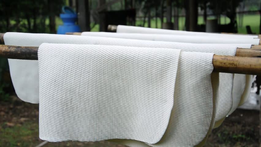 Rubber Sheets Drying Stock Footage Video (100% Royalty-free) 12623639