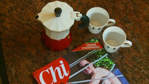 Kate Middleton Scandal Magazine Censored Nudity Stock Footage Video