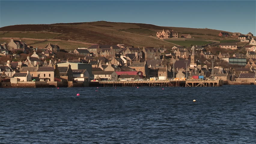 Stromness and harbour, Orkney Islands, Scotland