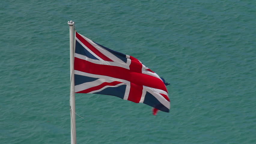 The flag of Great Britain.