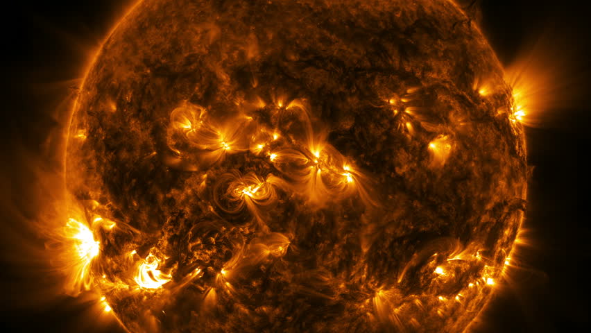 The outer layers of the Sun can be seen in this time-lapse footage taken over the course of three days.
4K UHD 3840 by 2160
Courtesy of NASA/SDO and the AIA, EVE, and HMI science teams.
 Royalty-Free Stock Footage #12713591