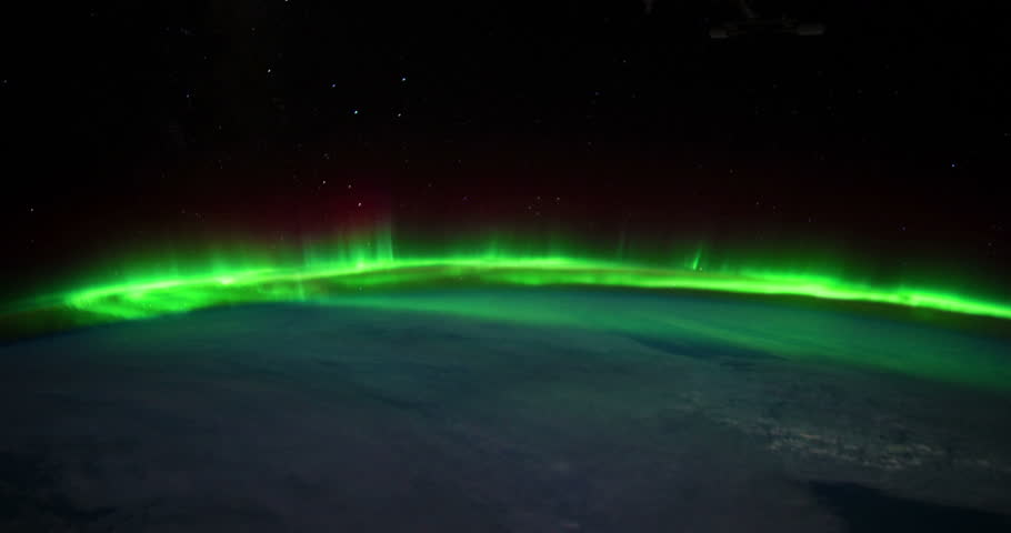 The Northern Lights shine brightly in this time-lapse footage taken from the International Space Station
4K UHD
Video courtesy of the Earth Science and Remote Sensing Unit, NASA Johnson 1Space Center
 Royalty-Free Stock Footage #12713645