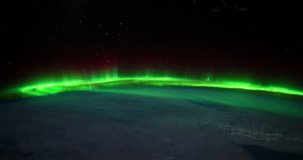 The Northern Lights shine brightly in this time-lapse footage taken from the International Space Station
4K UHD
Video courtesy of the Earth Science and Remote Sensing Unit, NASA Johnson 1Space Center
