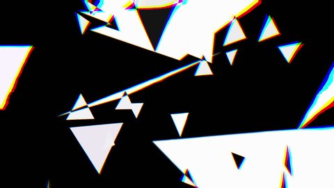 Abstract graphic composition including video footage and computer generated elements mixed together.