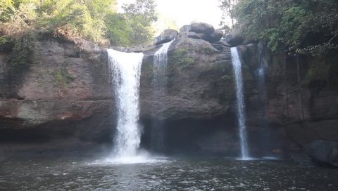 haew su wat waterfall, kao yai thailand
