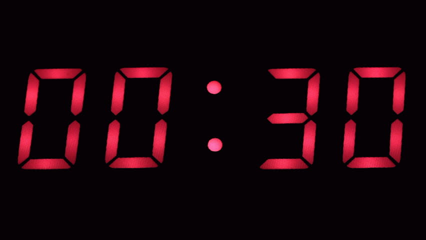 big countdown timer clock