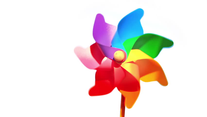 Toy Windmill in motion 