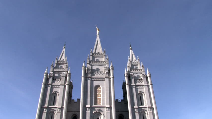  Mormon Temple in Salt Lake City Utah.  