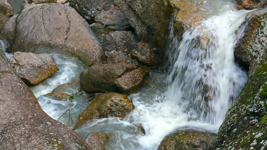 waterfall Kukrauk in Russia, Ural
