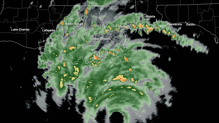 Hurricane Katrina (2005) Landfall Doppler Radar Time Lapse.

Pursuant to 17 U.S.C. § 403: This work was created using archived NEXRAD Data from the NWS which is not subject to copyright protection.
