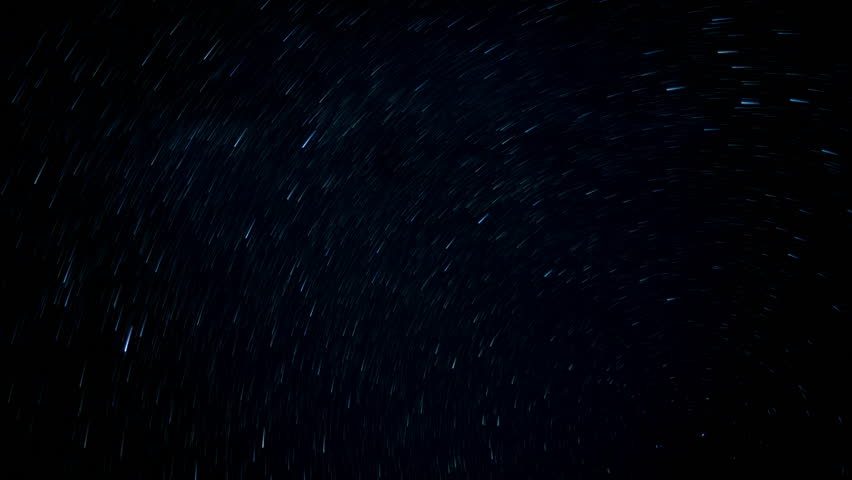 Time lapse stars at night echo