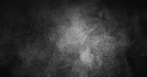 Atmospheric particle billow dust elements shot in studio