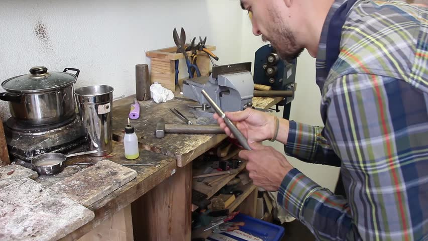 jewelry anvil and hammer