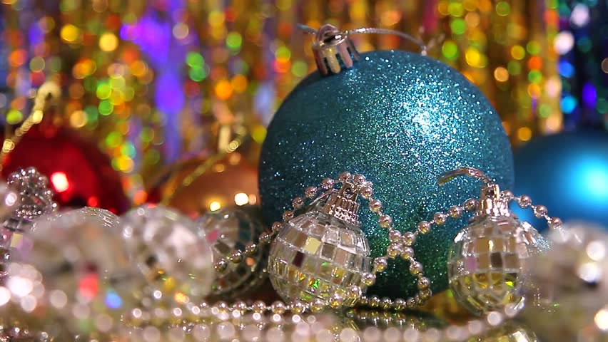 Christmas decorations / background / loop