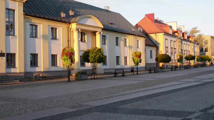 Old city in Bialystok. Bialystok is the largest city in northeastern Poland and the capital of the Podlaskie Voivodeship.