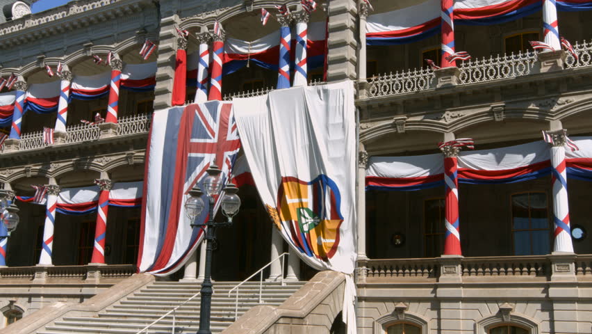 Palace in Downtown Honolulu, Oahu, Hawaii.