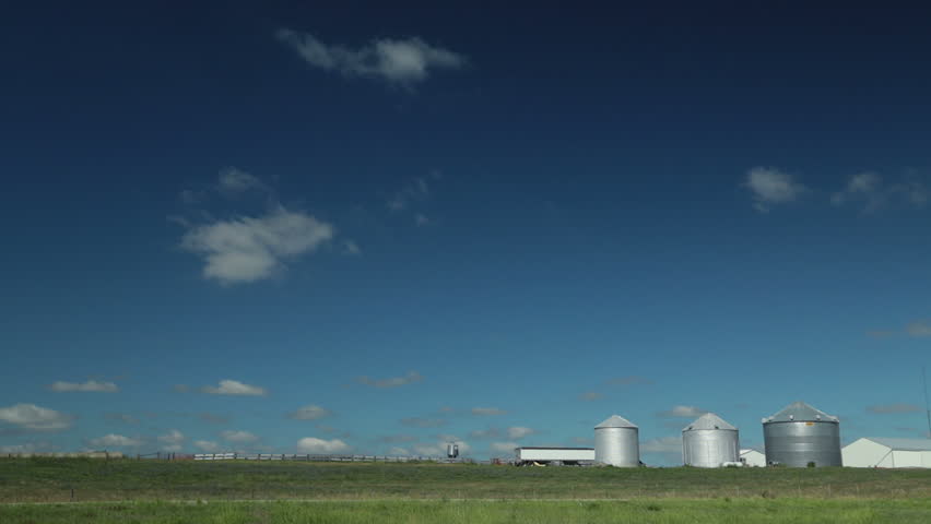 Road with silo