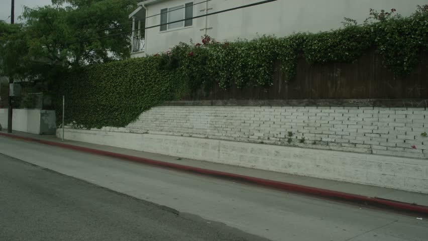 Venice, CA: Los Angeles, CA USA Set #16 - Left Rear 3/4 angle: Car travels N on Pacific, on a cloudy day in light traffic. Shot on RED Dragon.