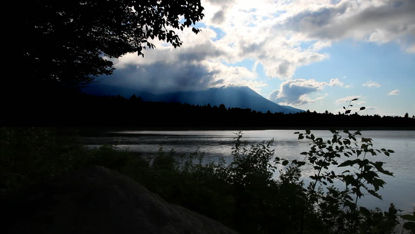 A beautiful view of Mount Katahdin in Maine.