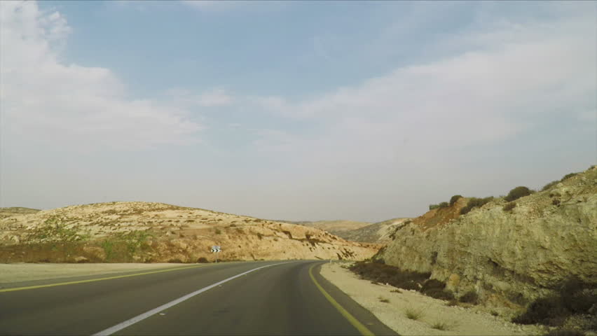Descent and ascent the highway in Judea